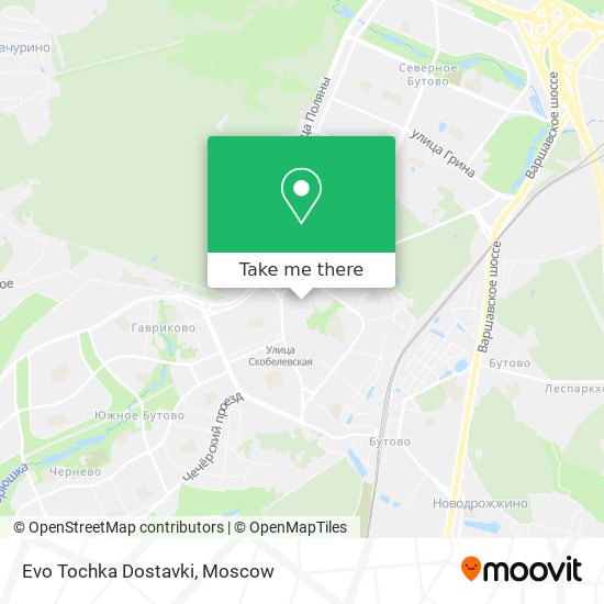 Evo Tochka Dostavki map