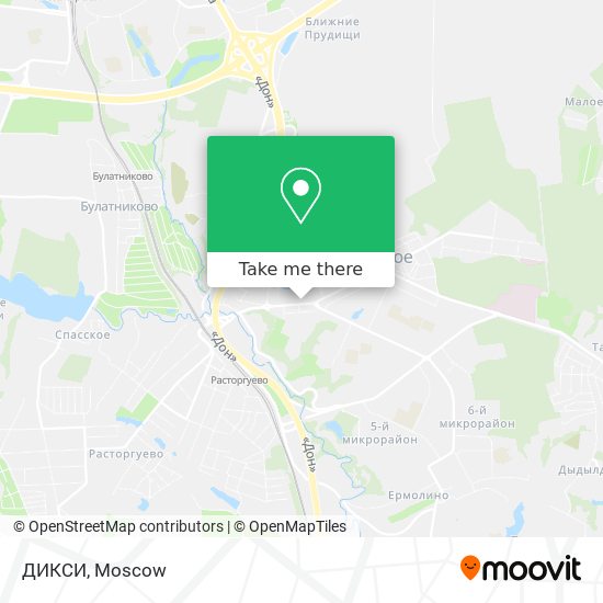 ДИКСИ map