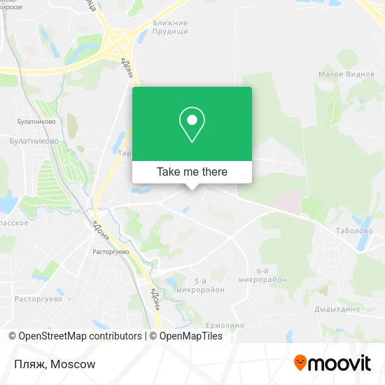 Пляж map