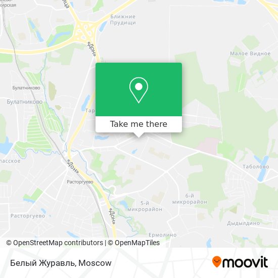 Белый Журавль map