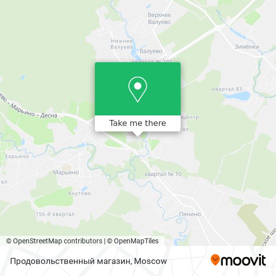 Продовольственный магазин map