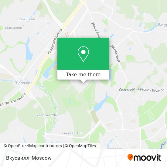 Вкусвилл map