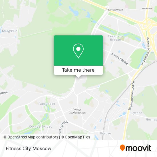 Fitness City map