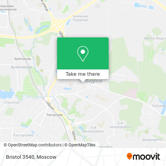 Bristol 3540 map