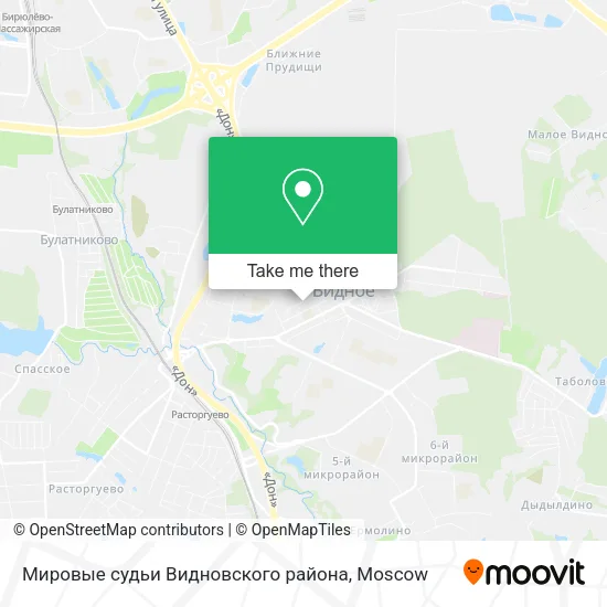 Мировые судьи Видновского района map