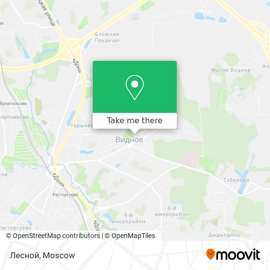 Лесной map