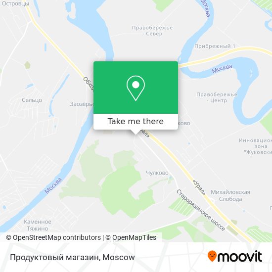 Продуктовый магазин map