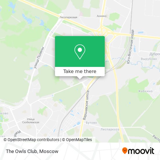The Owls Club map