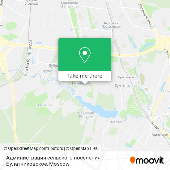 Администрация сельского поселения Булатниковское map