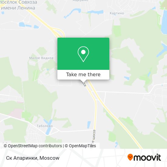 Ск Апаринки map