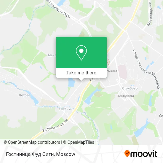 Гостиница Фуд Сити map