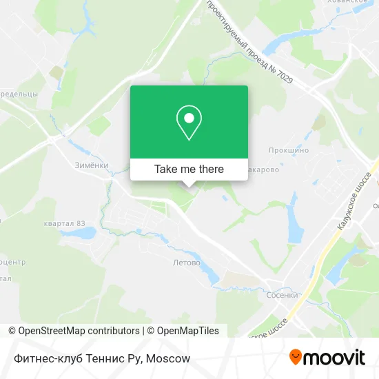 Фитнес-клуб Теннис Ру map