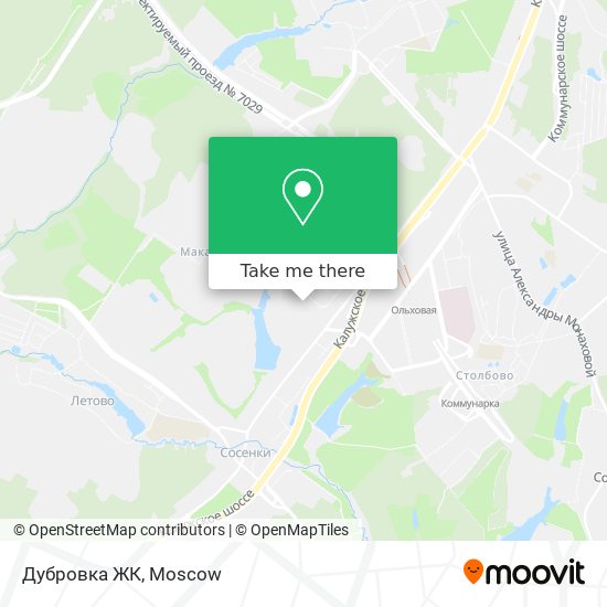 Дубровка ЖК map