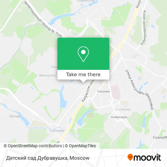 Детский сад Дубравушка map