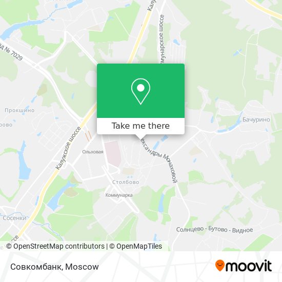 Совкомбанк map