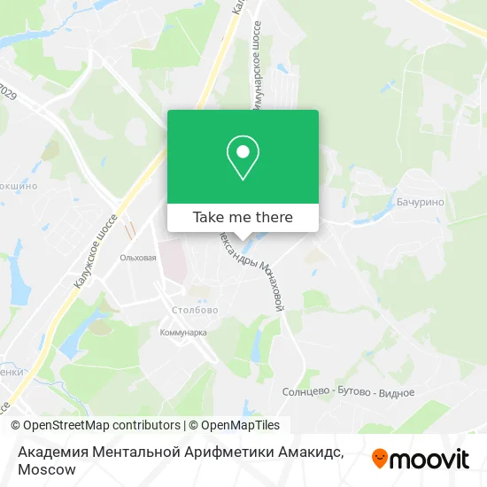 Академия Ментальной Арифметики Амакидс map