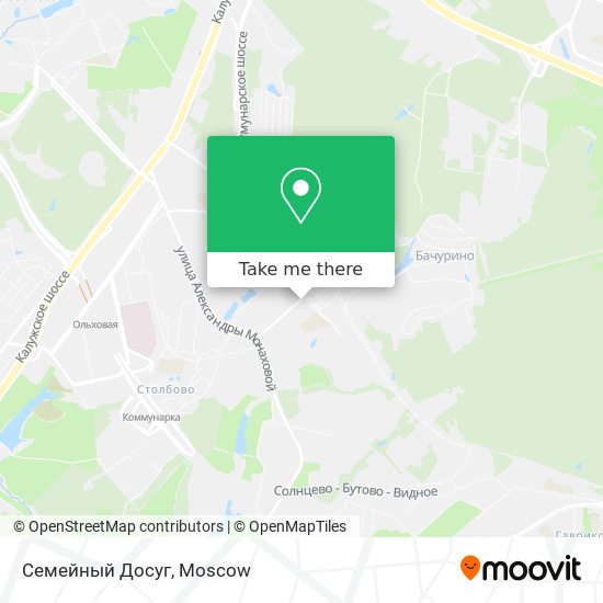 Семейный Досуг map