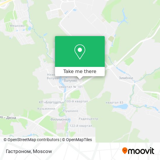 Гастроном map