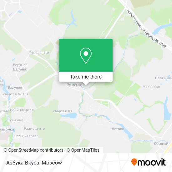 Азбука Вкуса map