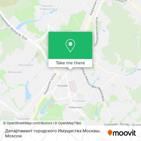 Департамент городского Имущества Москвы map