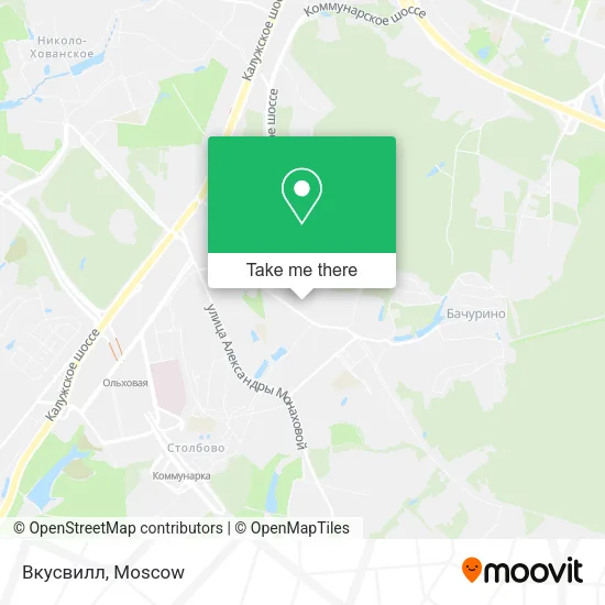 Вкусвилл map