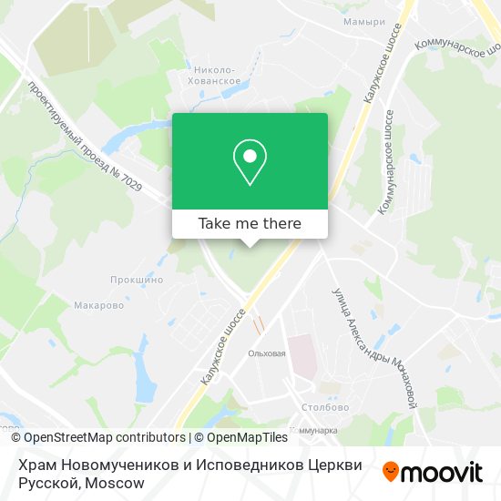 Храм Новомучеников и Исповедников Церкви Русской map