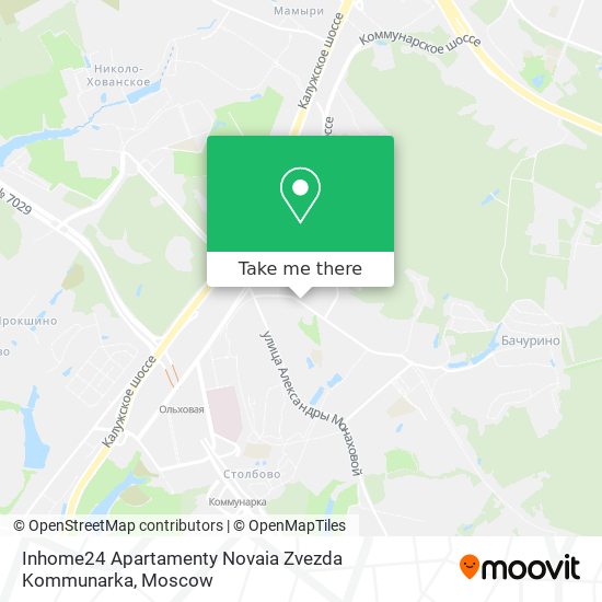 Inhome24 Apartamenty Novaia Zvezda Kommunarka map