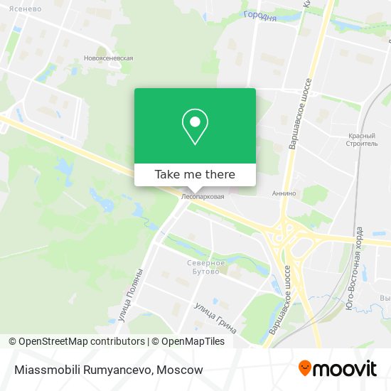 Miassmobili Rumyancevo map