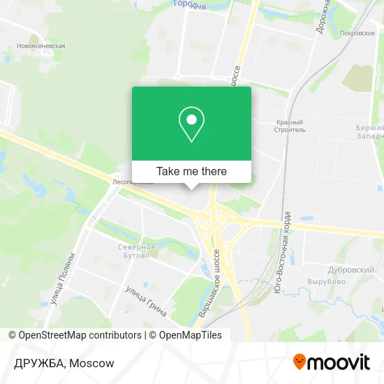 ДРУЖБА map
