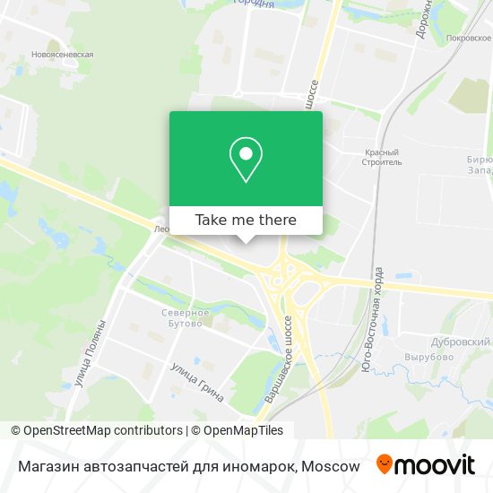 Магазин автозапчастей для иномарок map