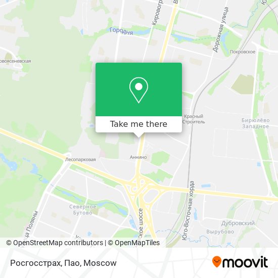 Росгосстрах, Пао map