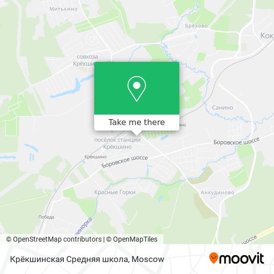 Крёкшинская Средняя школа map