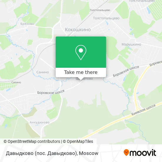 Давыдково (пос. Давыдково) map