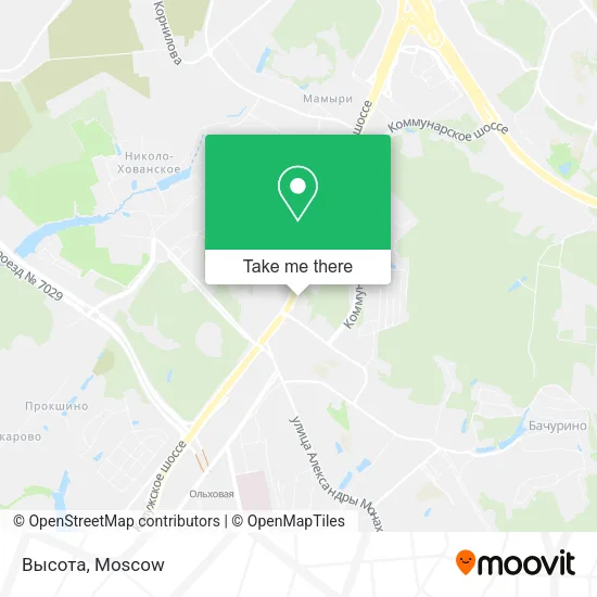 Высота map