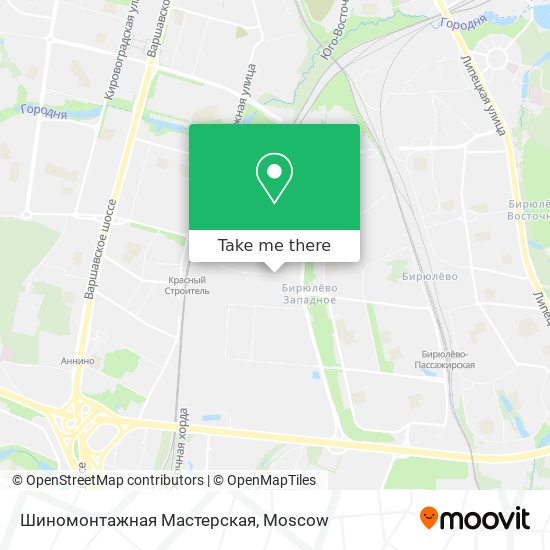 Шиномонтажная Мастерская map