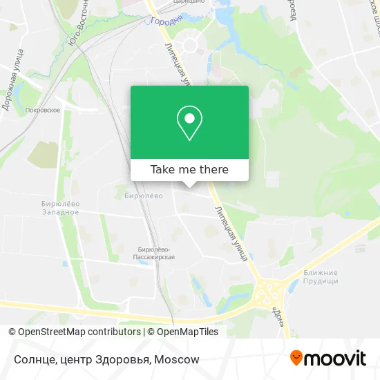 Солнце, центр Здоровья map