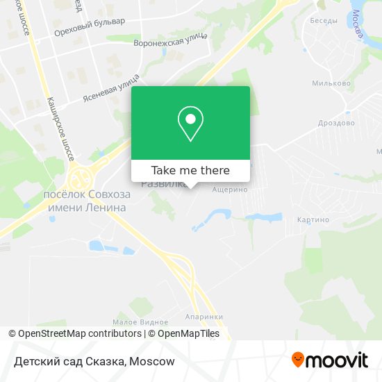 Детский сад Сказка map