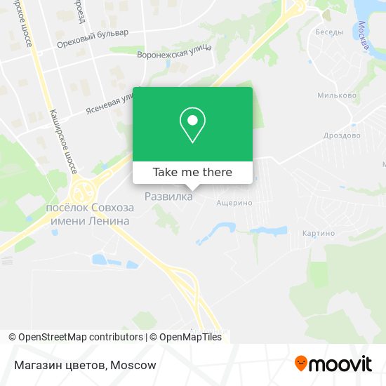 Магазин цветов map