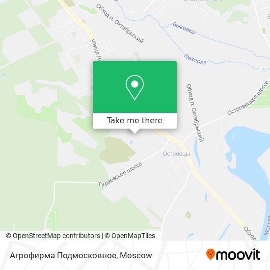 Агрофирма Подмосковное map