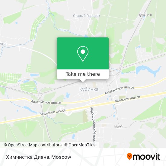 Химчистка Диана map