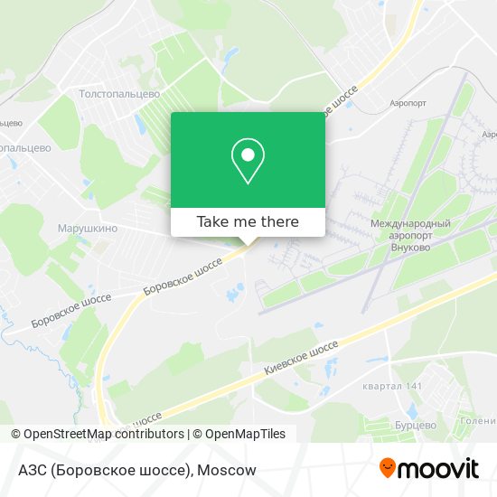 АЗС (Боровское шоссе) map