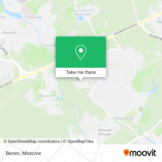 Велес map