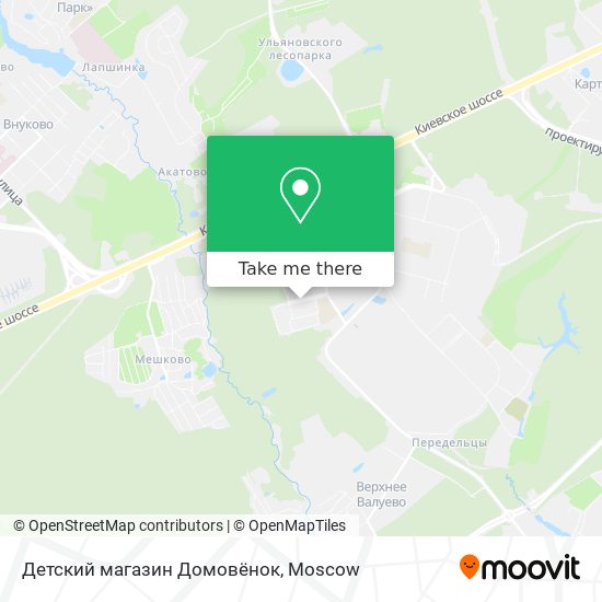 Детский магазин Домовёнок map