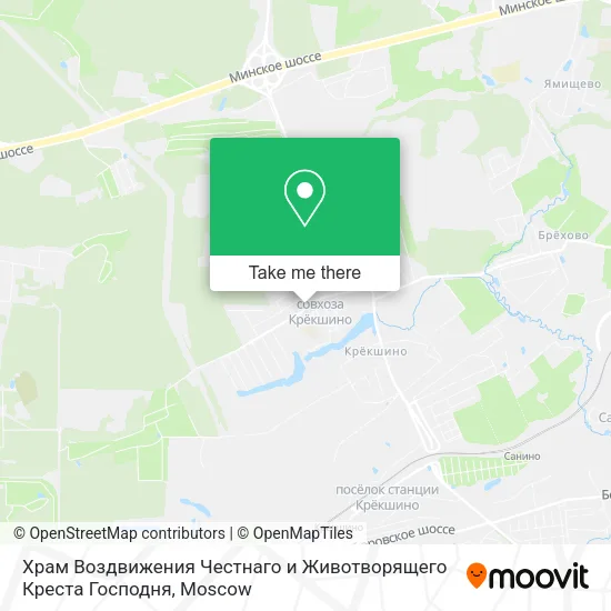 Храм Воздвижения Честнаго и Животворящего Креста Господня map