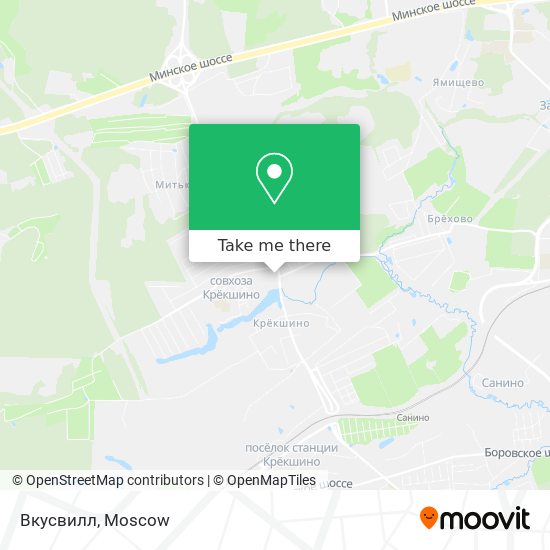 Вкусвилл map