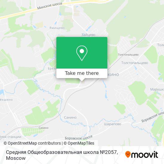 Средняя Общеобразовательная школа №2057 map