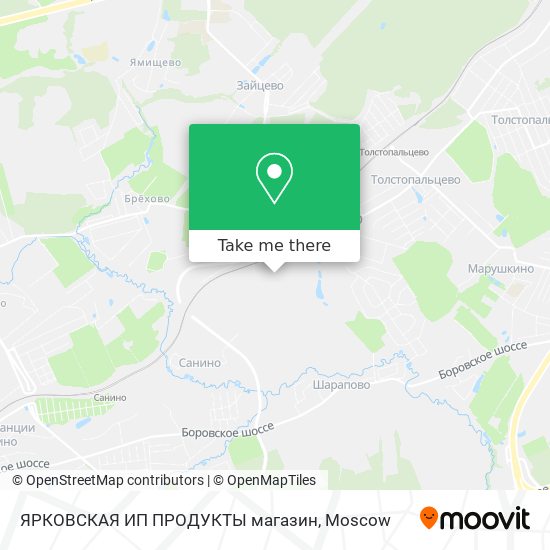 ЯРКОВСКАЯ ИП ПРОДУКТЫ магазин map