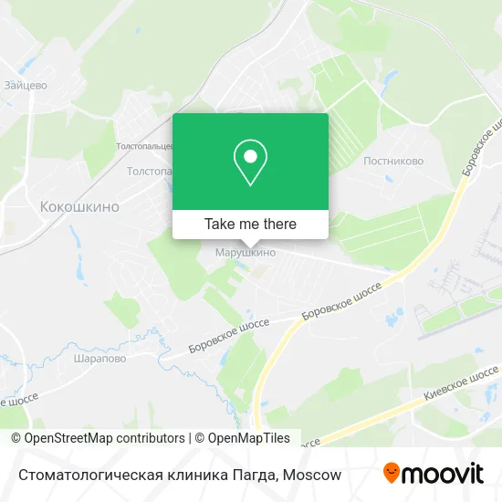 Стоматологическая клиника Пагда map