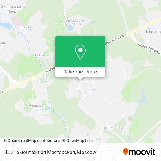 Шиномонтажная Мастерская map