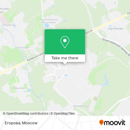 Егорова map